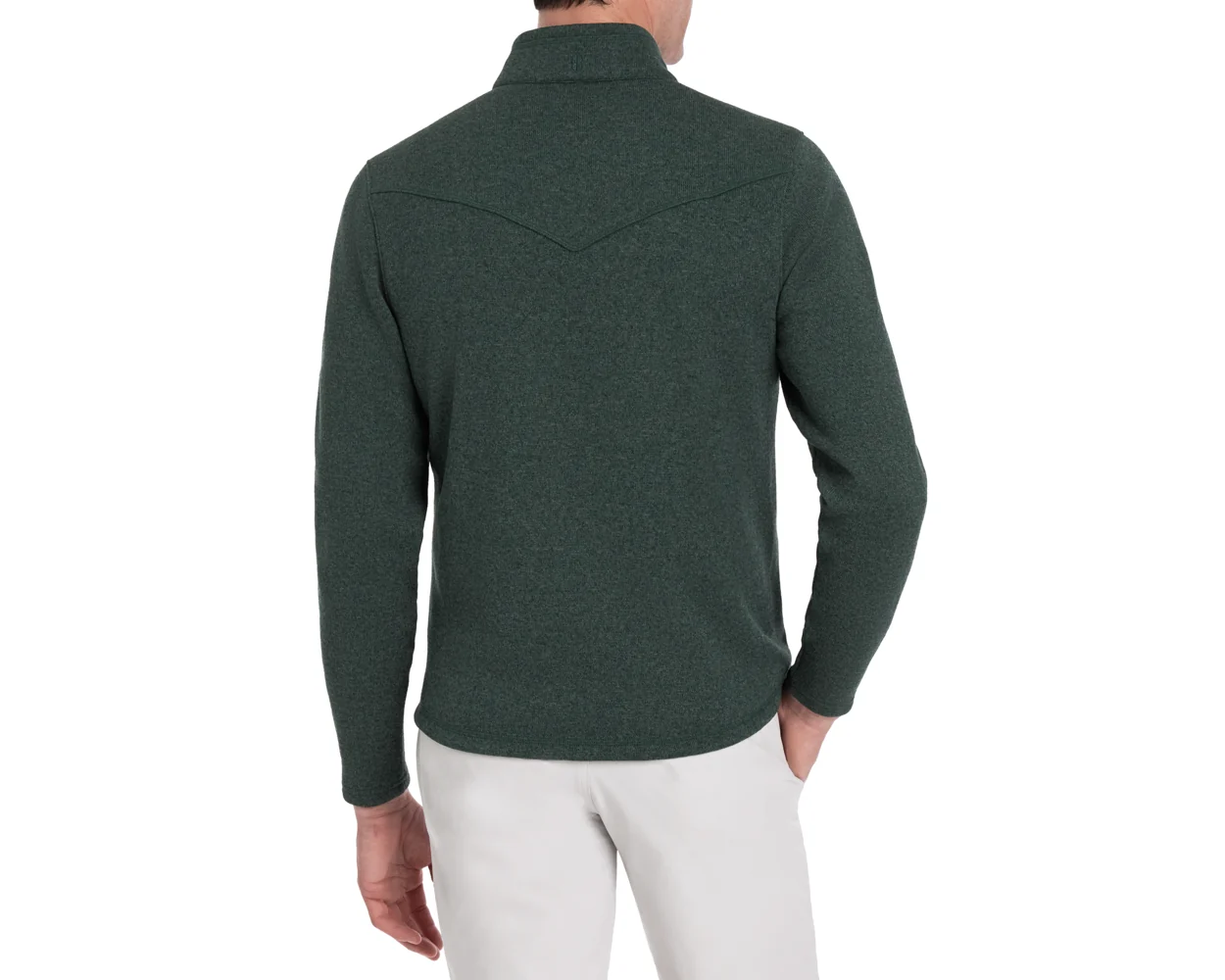 The Ashby Jacket: Heathered Ivy - Image 4