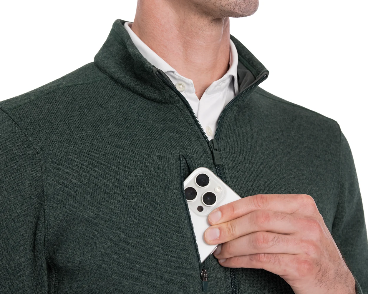 The Ashby Jacket: Heathered Ivy - Image 7
