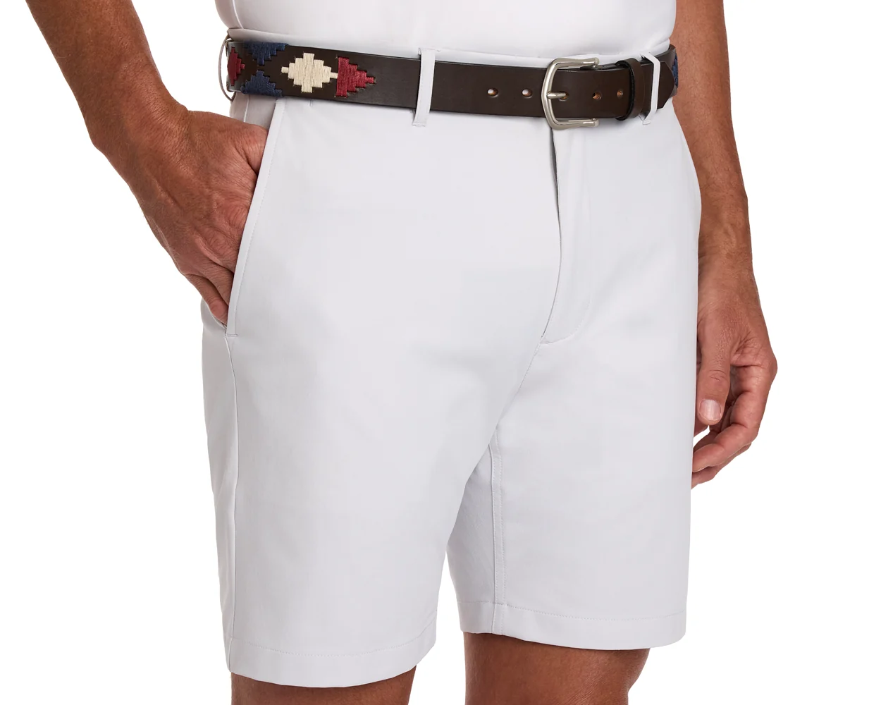 The Barker Belt: Brown/Navy/Claret/Stone - Image 3