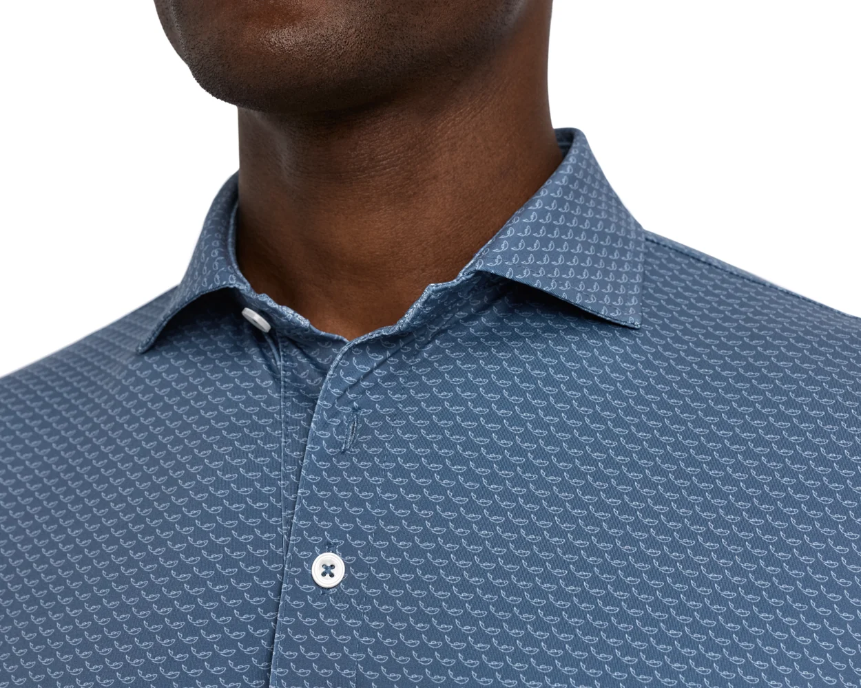 The Bassett Shirt: Pacific Blue - Image 4