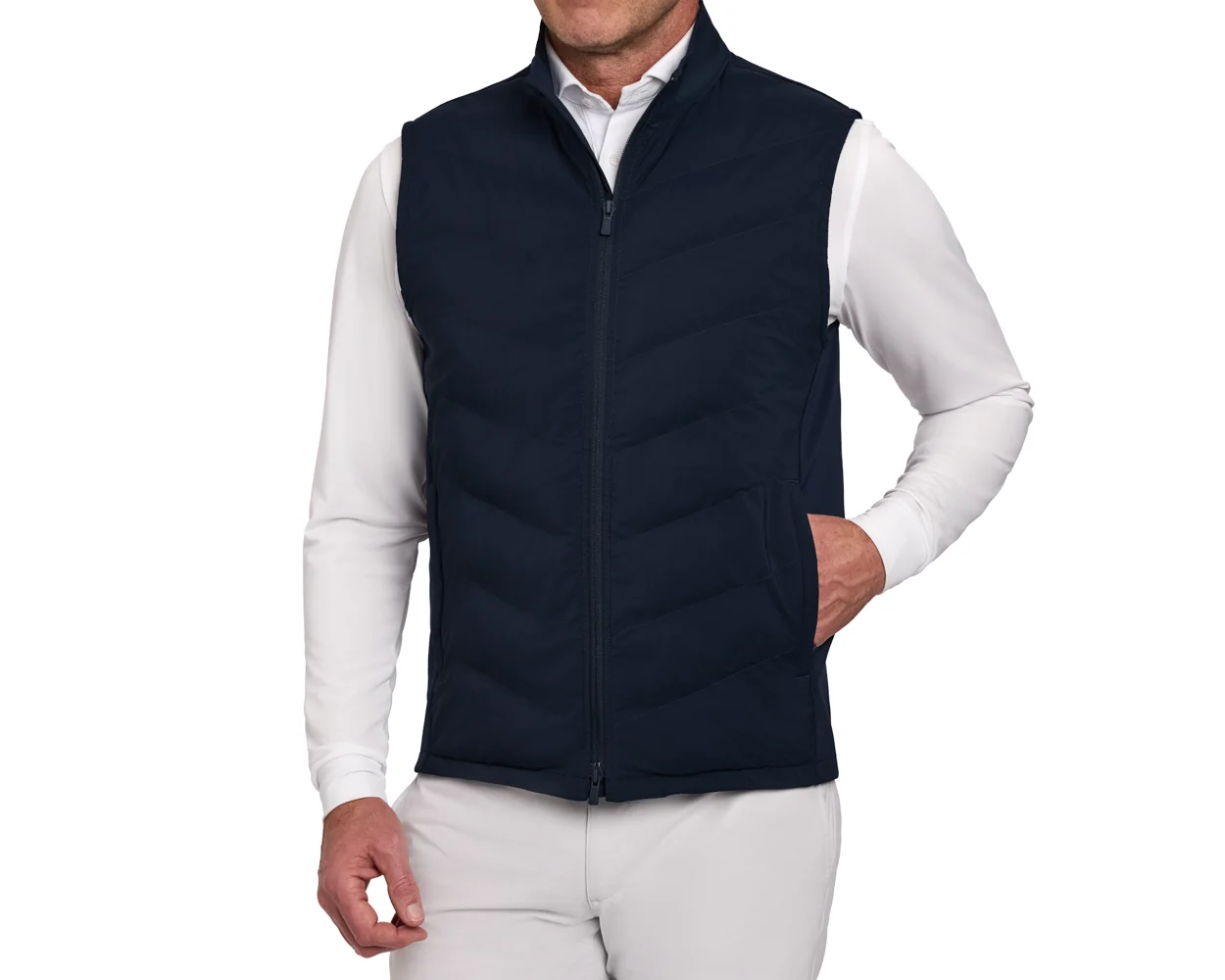The Benton Vest: Navy - Image 2