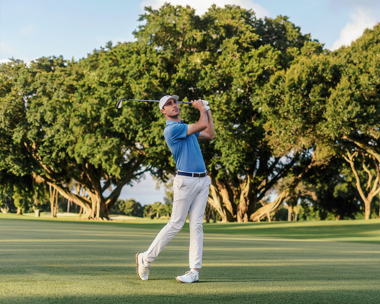 The Fleming Shirt: Horizon Blue/Vista Blue/White - Image 7