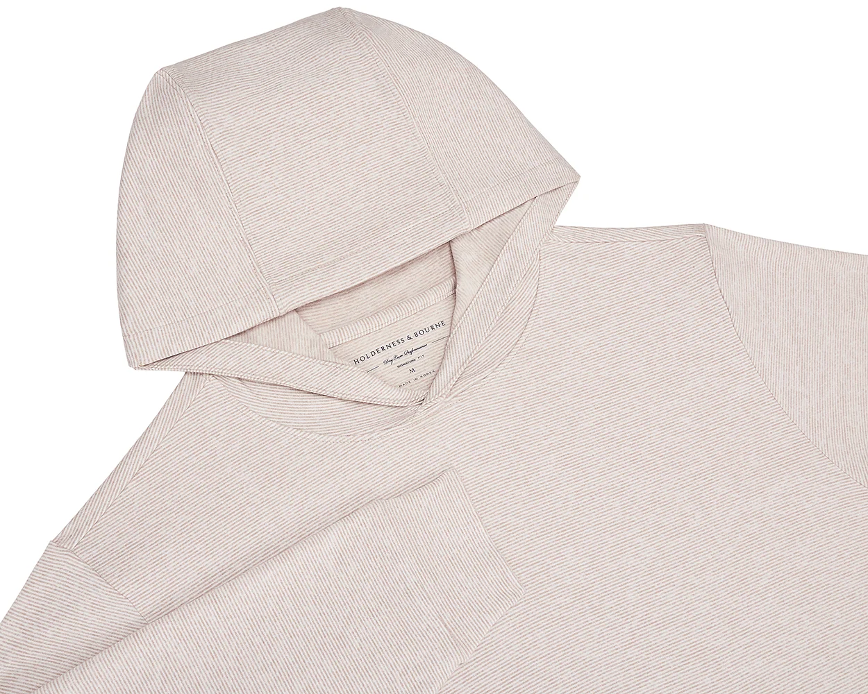 The Hamilton Hoodie: Heathered Dune & White