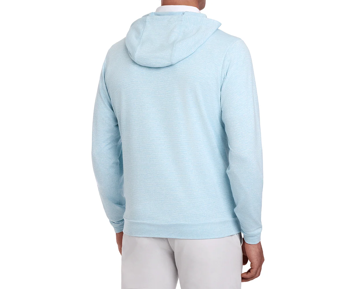 The Hamilton Hoodie: Heathered Harbor & White - Image 4