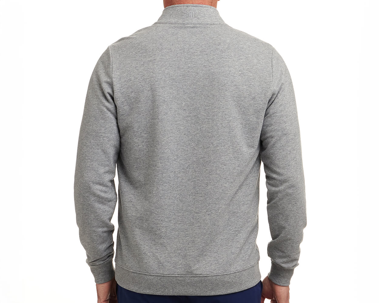 The Harper Quarter-Zip: Heathered Gray - Image 4