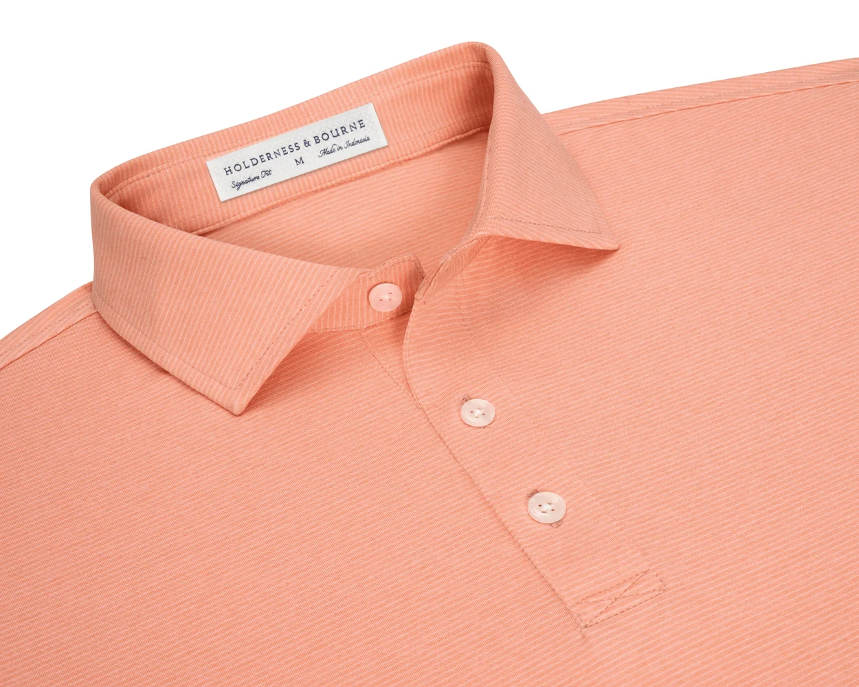 The Holland Shirt: Heathered Nectarine