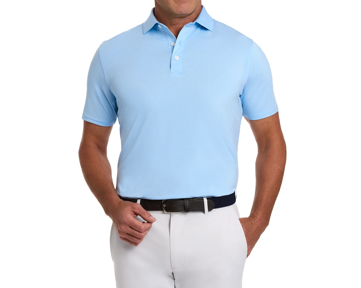 The Holland Shirt: Heathered Vista Blue - Image 5