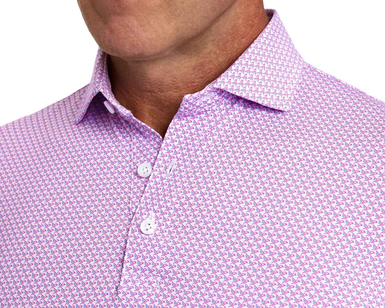The Justice Shirt: Horizon Blue & Cabernet - Image 4