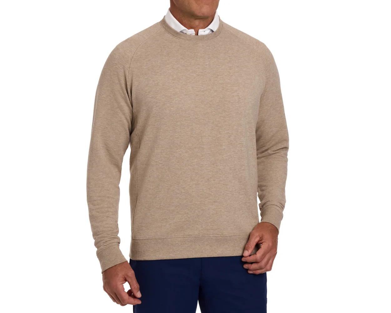 The Kennedy Crewneck: Heathered Dune - Image 2