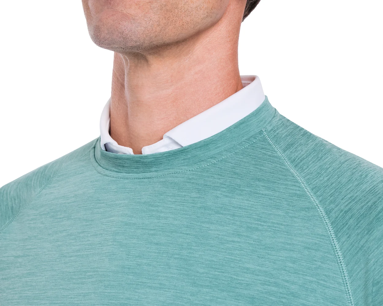 The Laidlay Crewneck: Heathered Harbor - Image 5