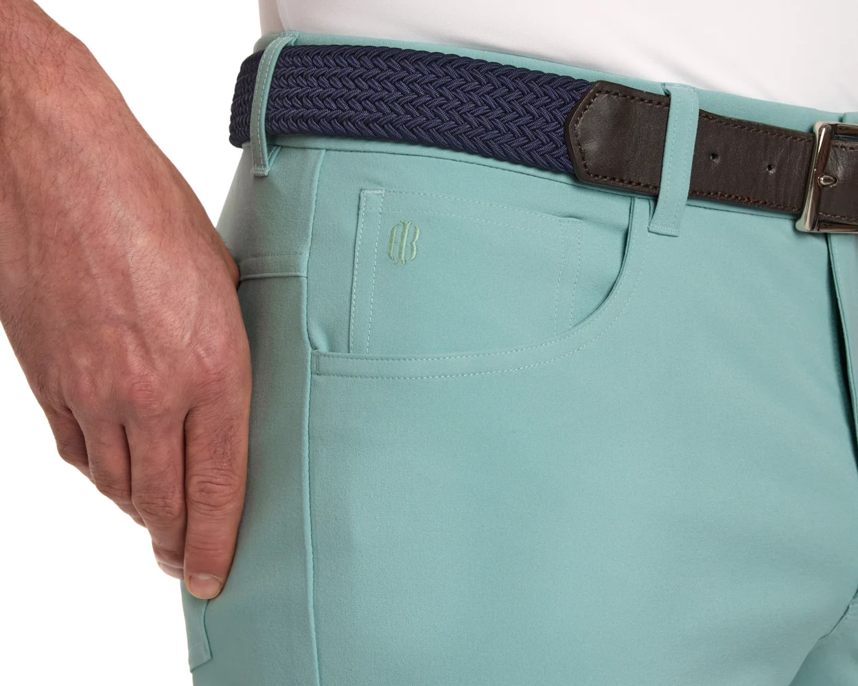 The McDaniel 5 Pocket Pant: Cascade Green - Image 5