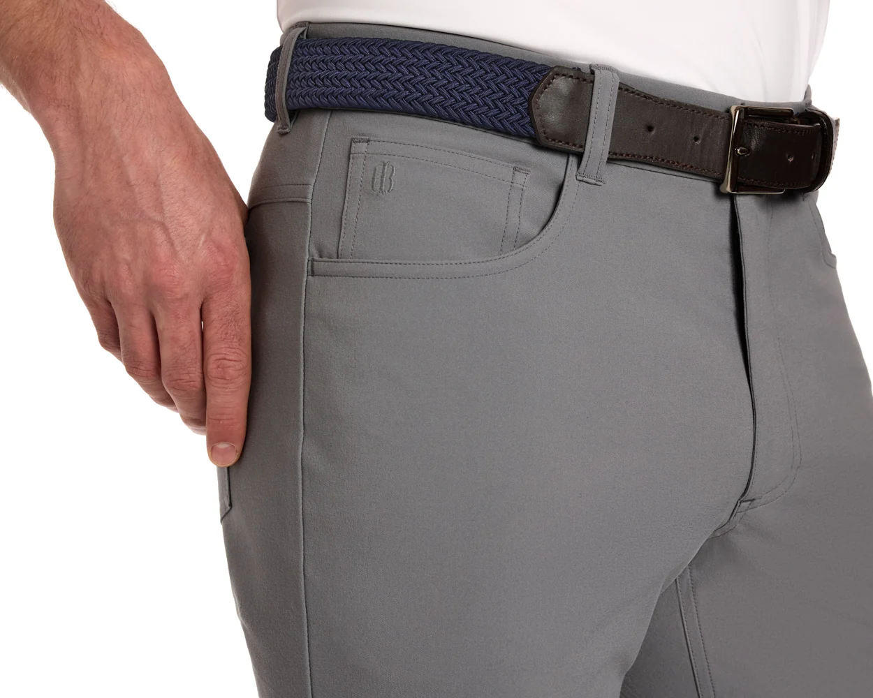 The McDaniel 5 Pocket Pant: Light Gray - Image 5