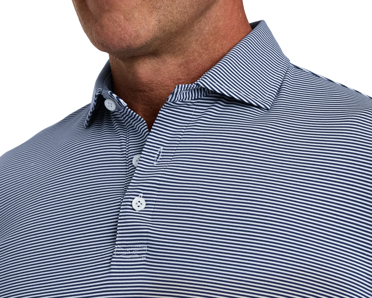 The Perkins Shirt: Navy & White - Image 3