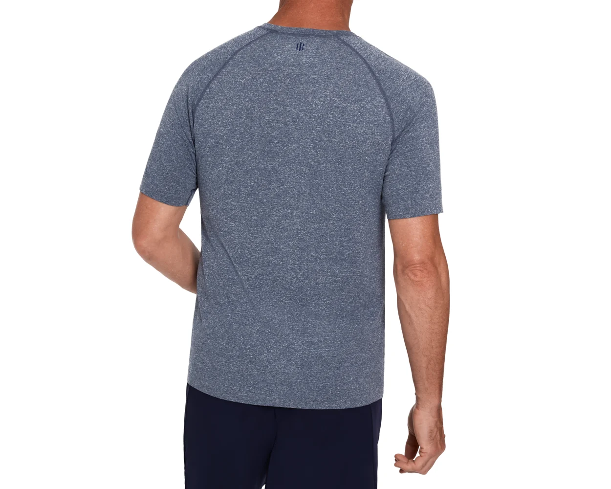 The Pickett Performance T-Shirt: Heathered Navy - Image 3