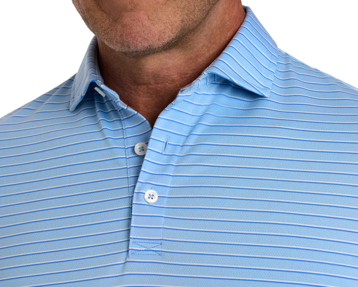 The Springer Shirt: Vista Blue/White/Horizon Blue - Image 4