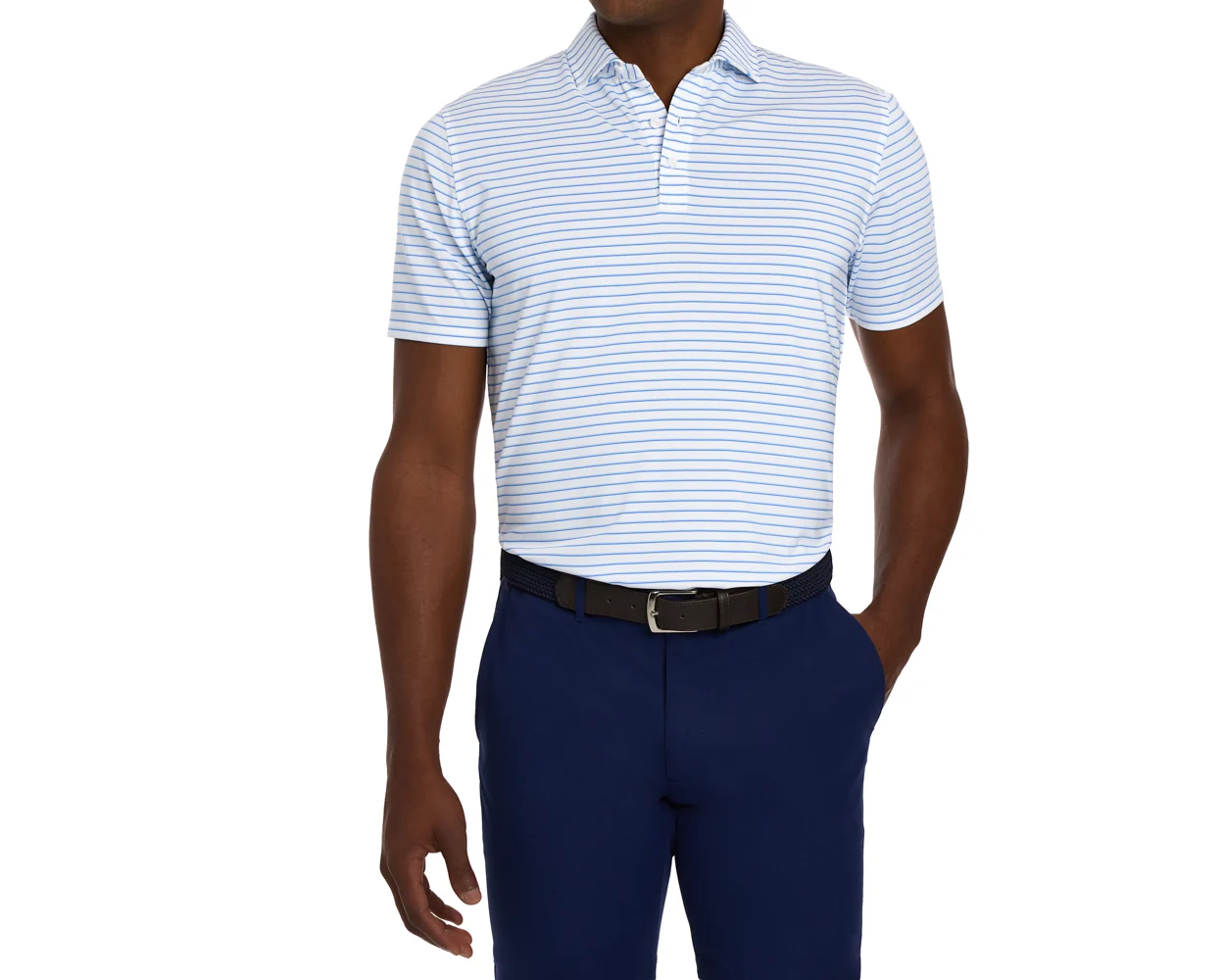 The Springer Shirt: White/Vista Blue/Horizon Blue - Image 2
