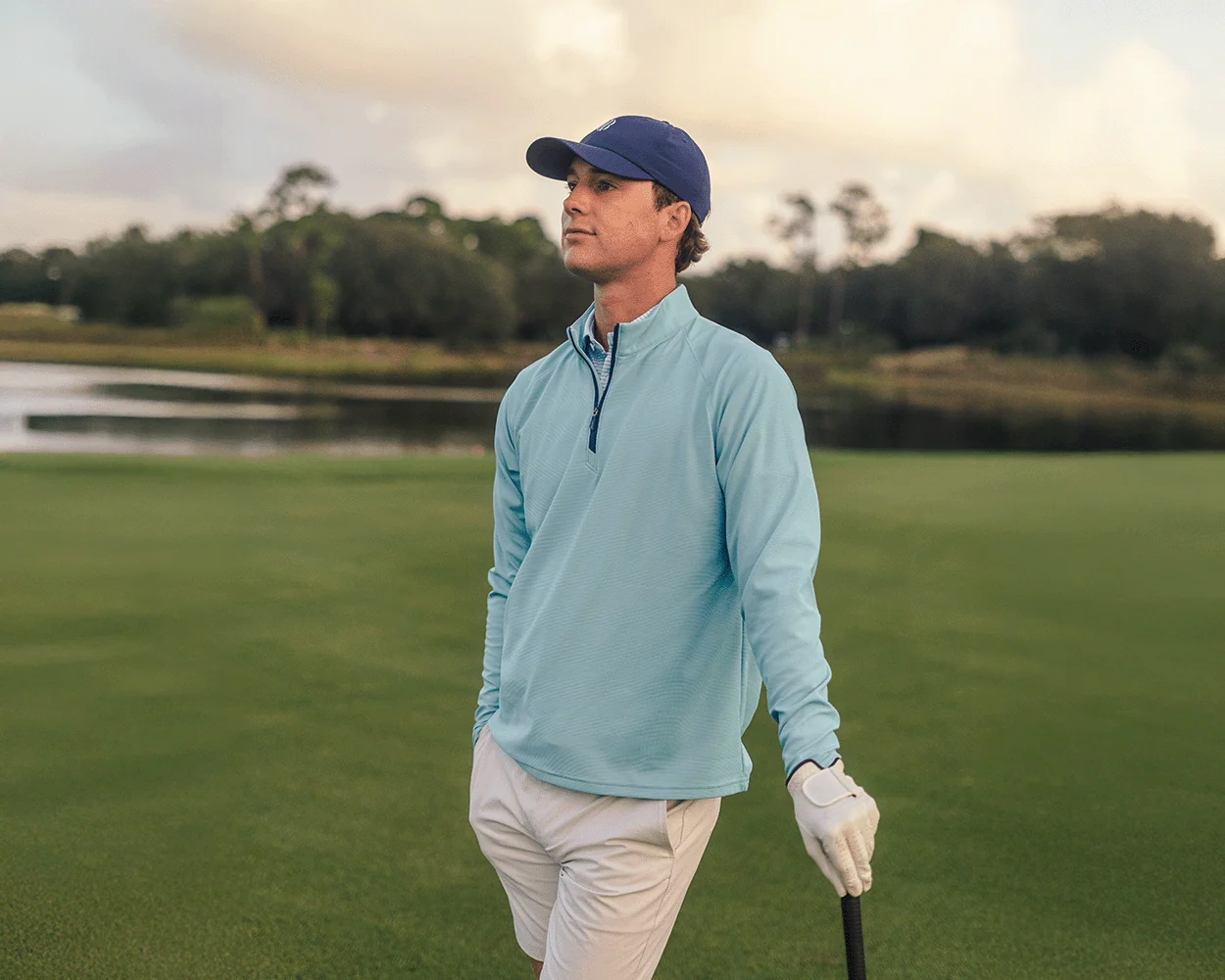The Stuart Quarter-Zip: Harbor - Image 7