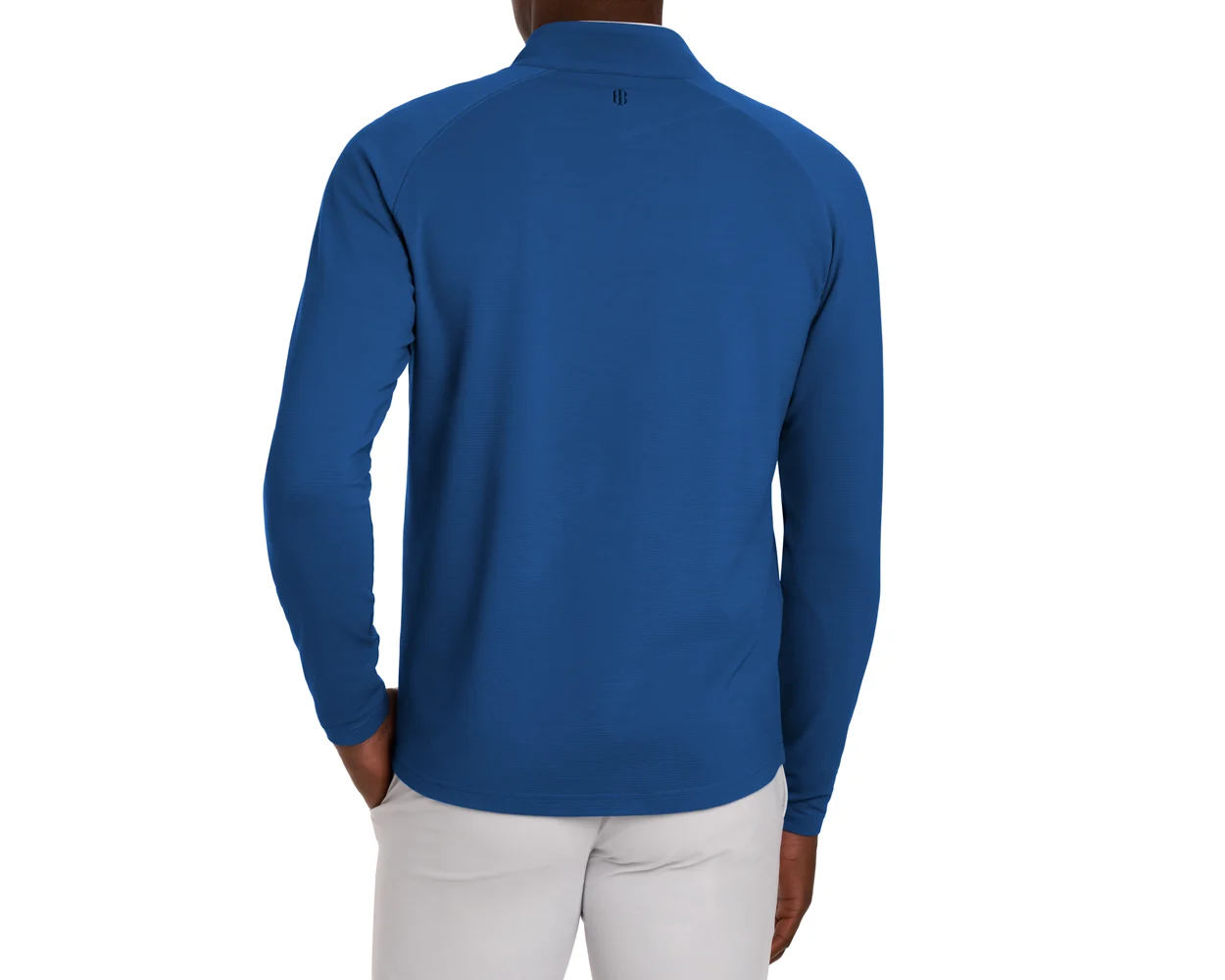 The Stuart Quarter-Zip: Maidstone Blue - Image 4