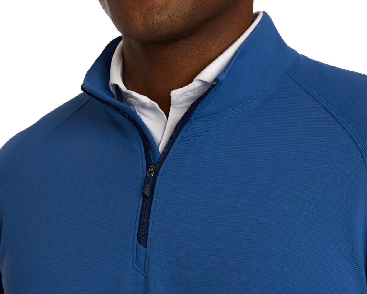 The Stuart Quarter-Zip: Maidstone Blue - Image 5