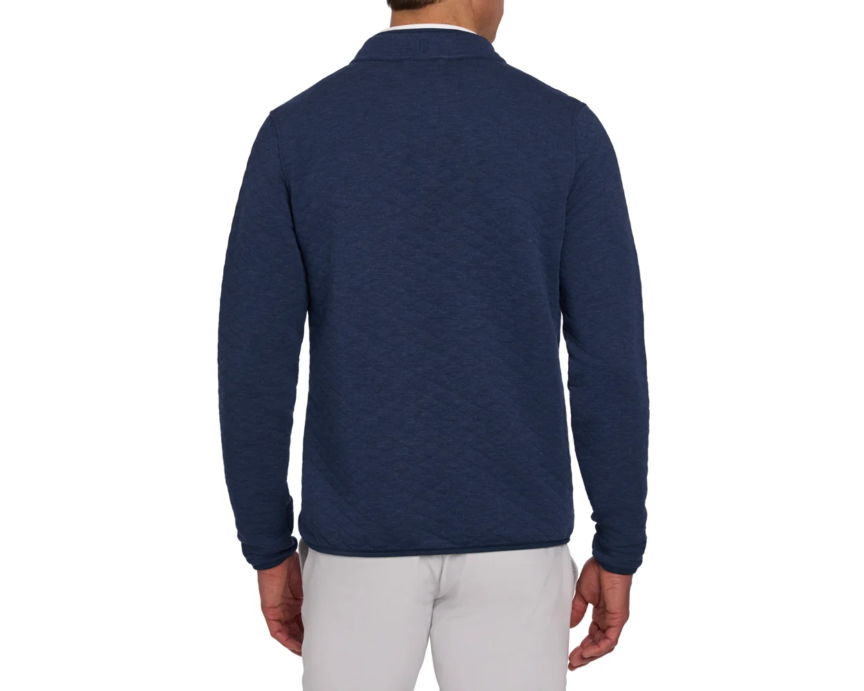 The Sullivan Quarter-Snap: Heathered Navy Blue - Image 4