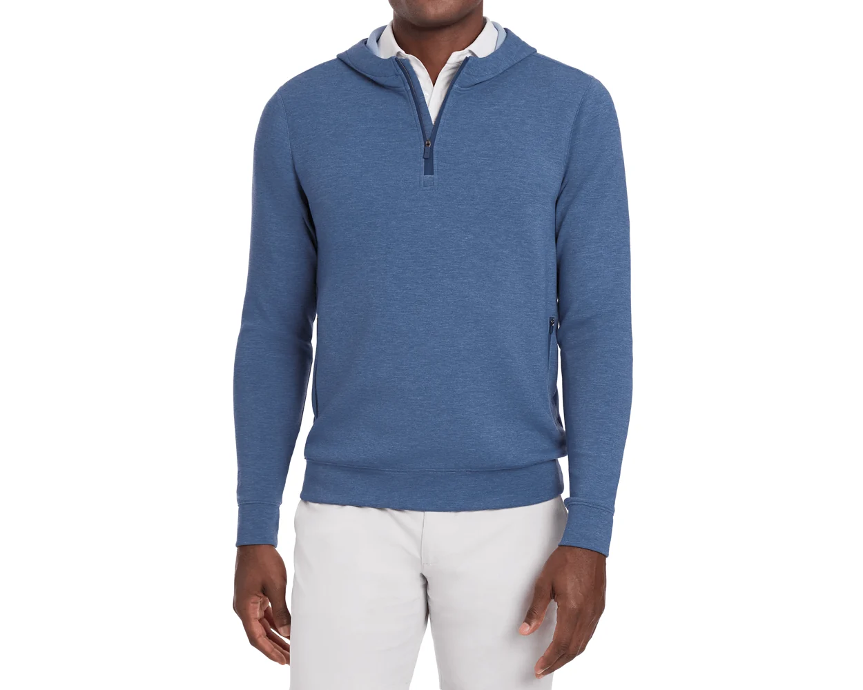 The Tilley Quarter-Zip Hoodie: Heathered Andover - Image 2