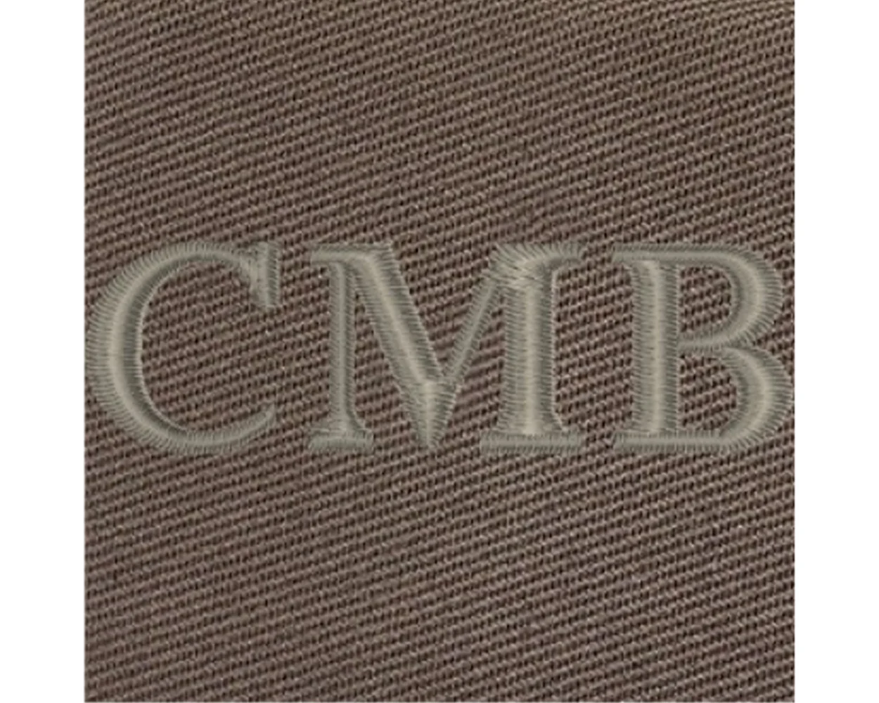 The Travis Tote Bag Cotton Twill: Scotch Green - Scotch Green Embroidery - Image 3