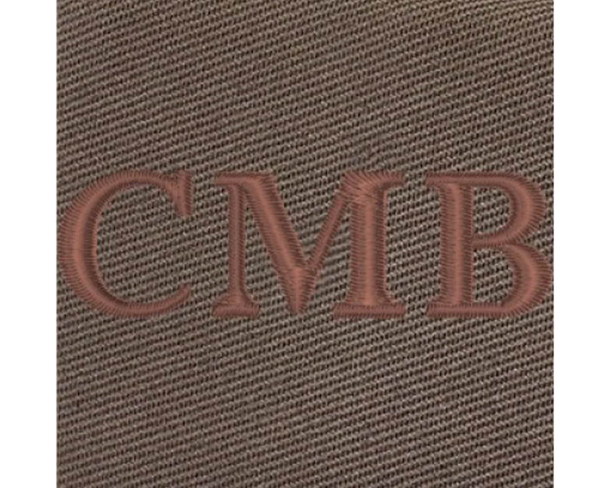 The Travis Tote Bag Cotton Twill: Scotch Green - Whiskey Embroidery - Image 3
