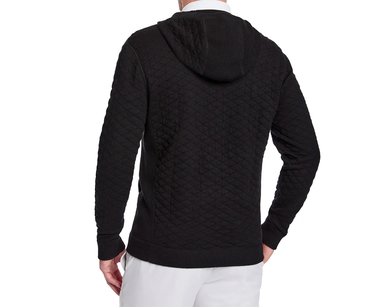 The Wallace Hoodie Sweater: Black - Image 4