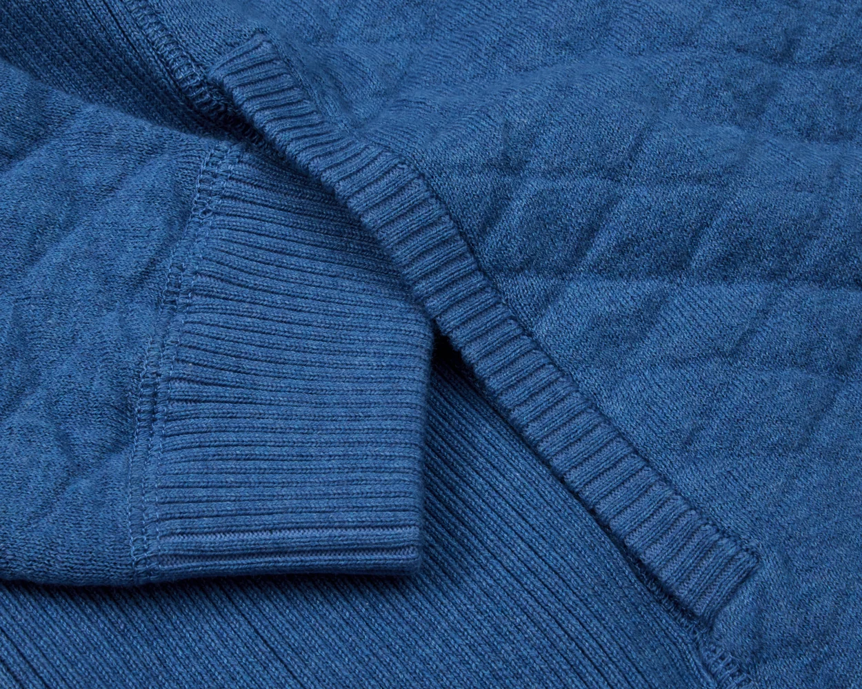 The Wallace Hoodie Sweater: Heathered Maidstone Blue - Image 7