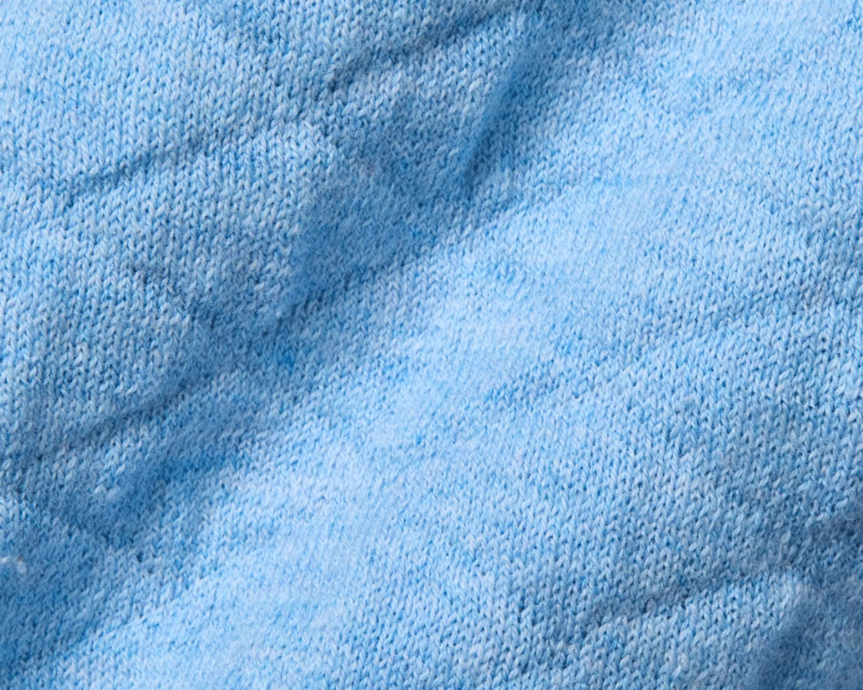 The Wallace Hoodie Sweater: Heathered Vista Blue - Image 3