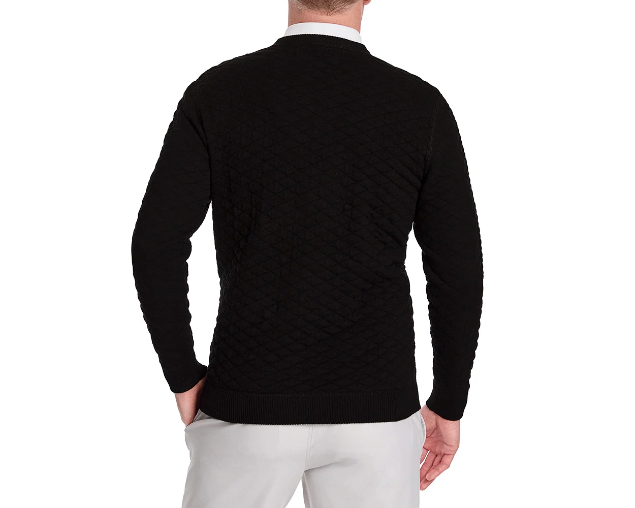 The Ward Crewneck Sweater: Black - Image 4