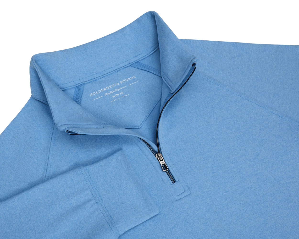 The Westland Boys Quarter-Zip: Heathered Vista Blue