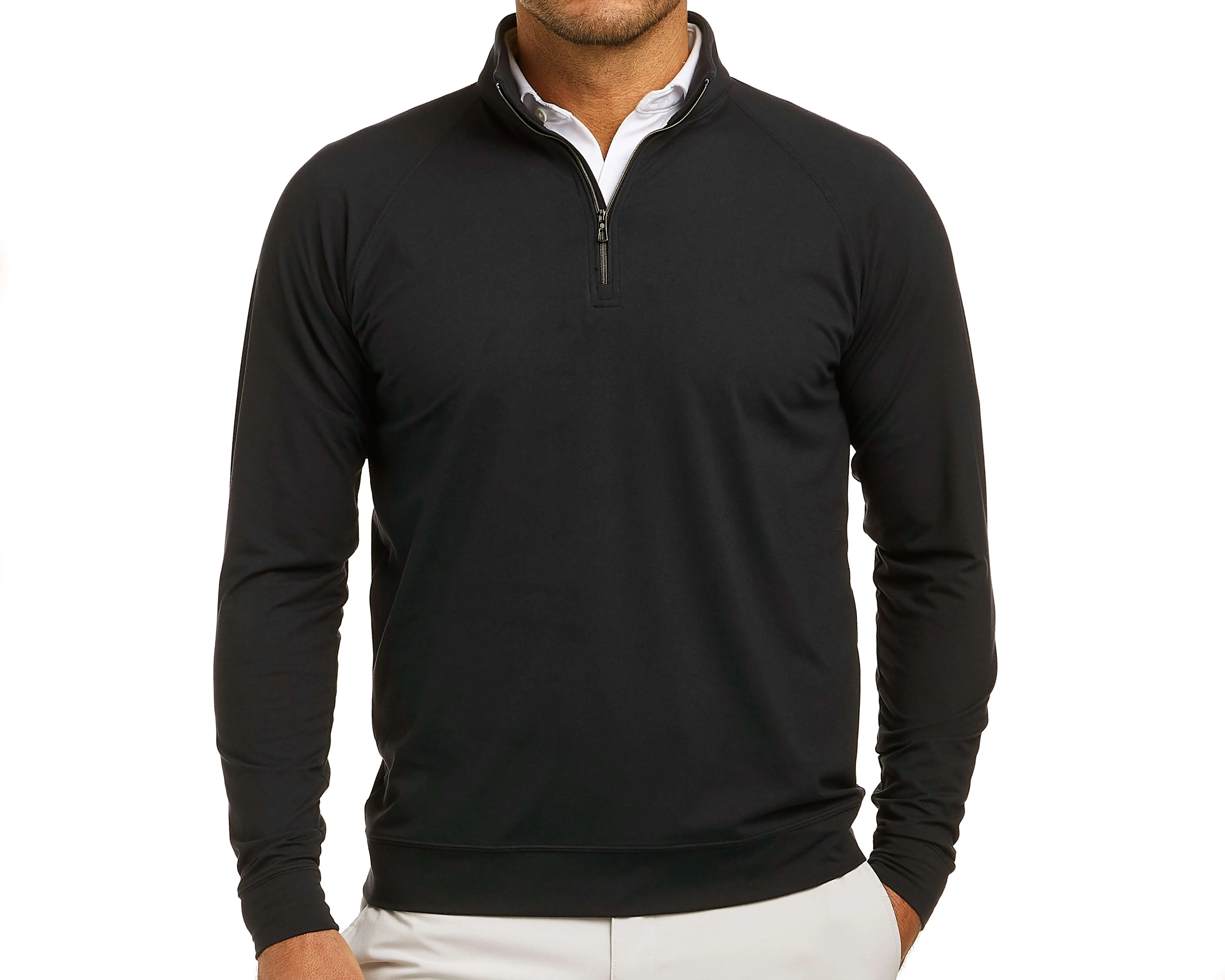 The Westland Quarter-Zip: Black - Image 2