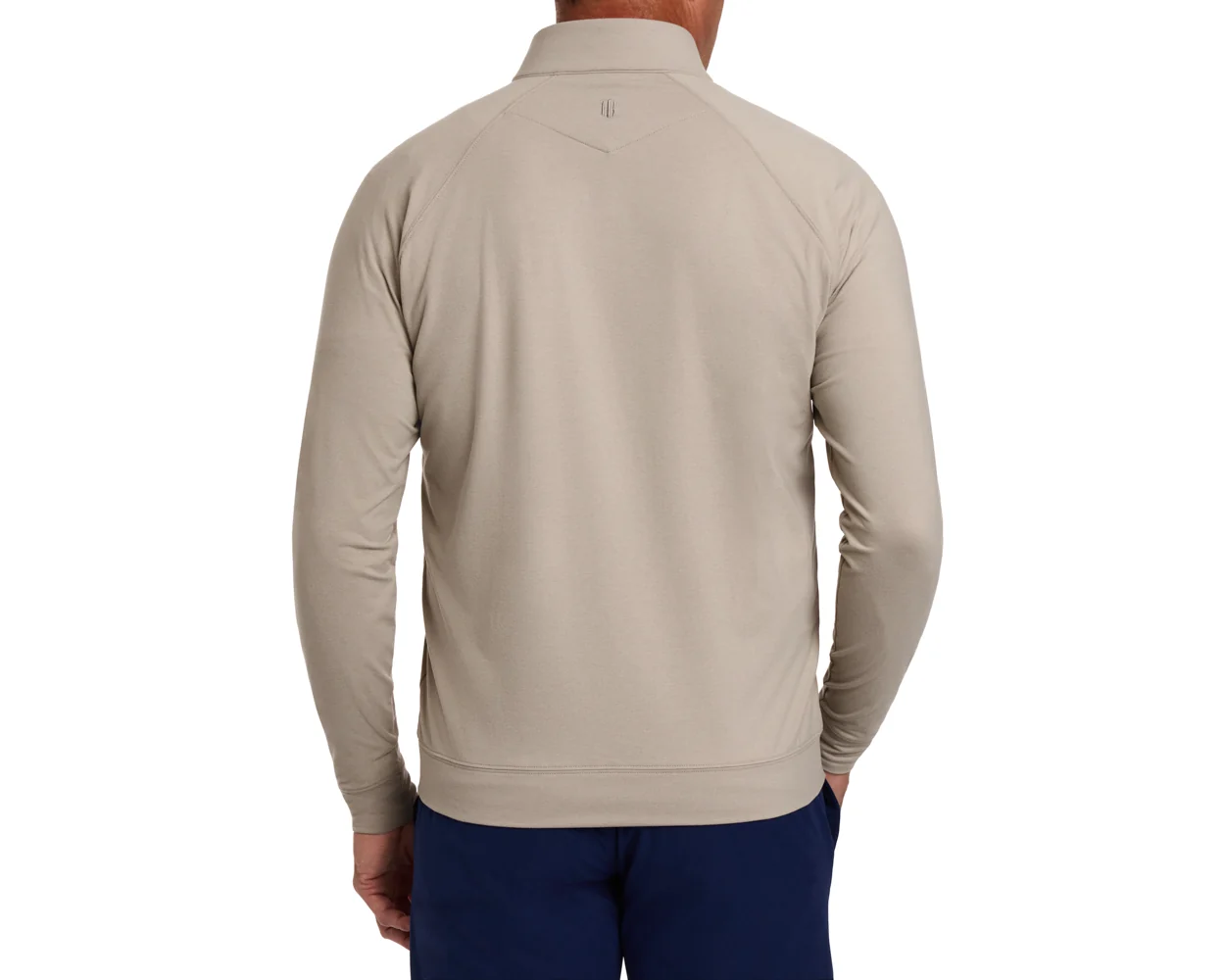 The Westland Quarter-Zip: Heathered Dune - Image 4