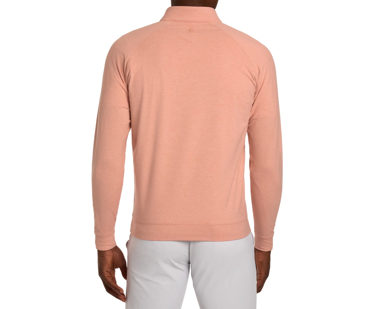 The Westland Quarter-Zip: Heathered Nectarine - Image 4