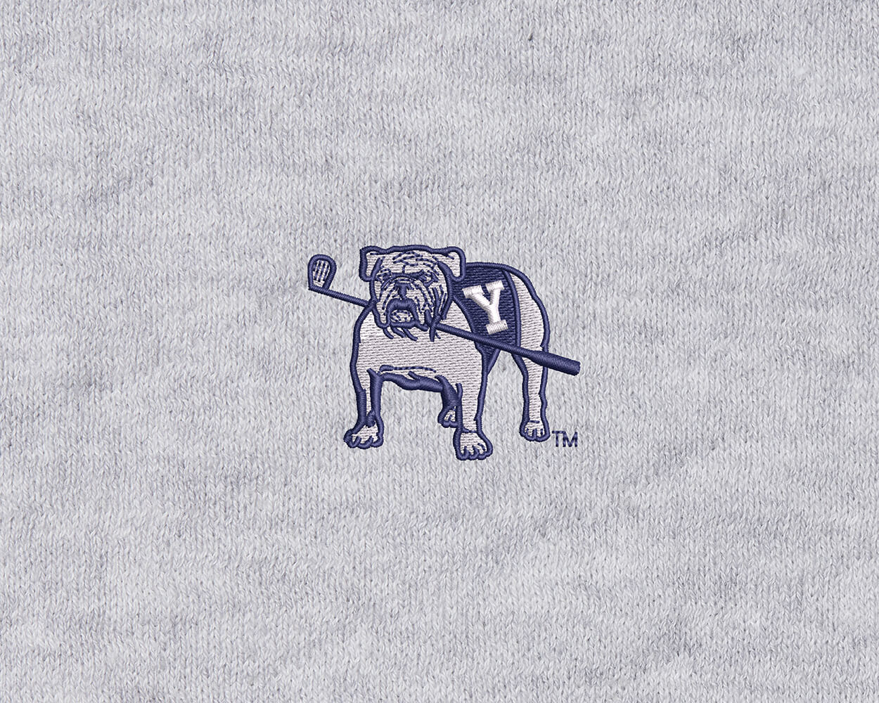 Yale Golf Course Ward Sweater: Heathered Gray - Image 4